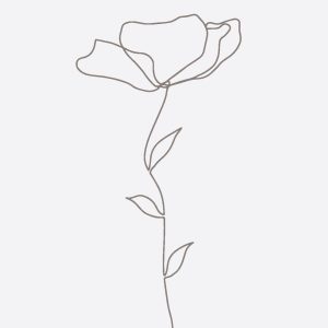 Floral Line Art 1